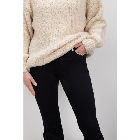 Robell Joella Black Stretch Flare Jean - Black