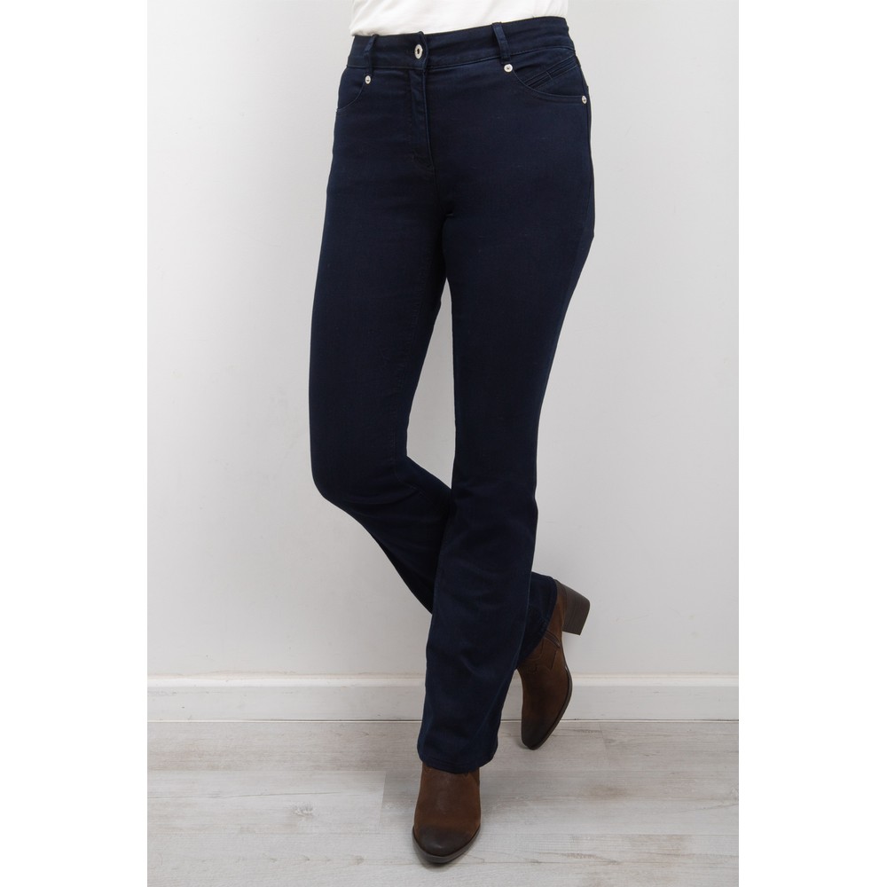 Robell Joella Navy Stretch Flare Jean Navy 69