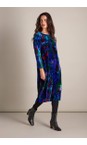 Sahara Multi Late Night Flora Velvet Dress  