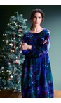 Sahara Multi Late Night Flora Velvet Dress  