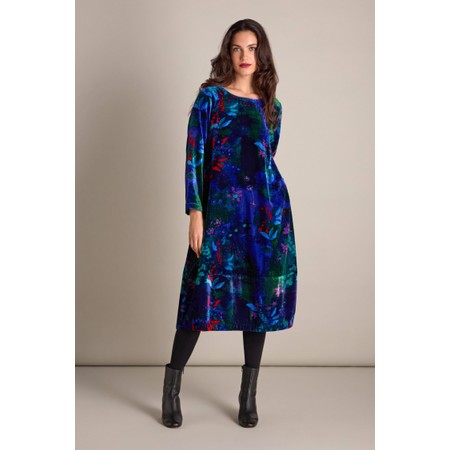 Sahara Late Night Flora Velvet Dress - Multicoloured