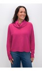 Amazing Woman Cerise Jannie Cerise Supersoft Cowl Boxy Knit  