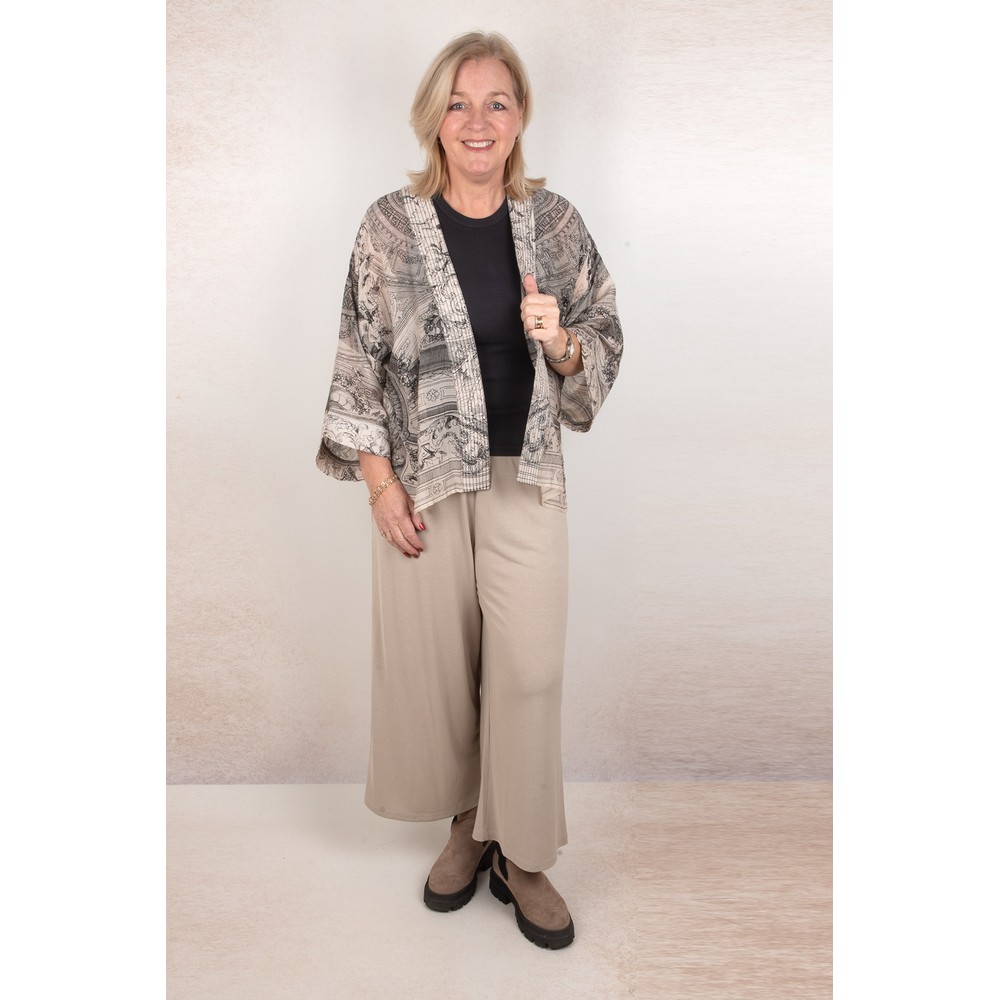 Masai Clothing MaPam Plaza Taupe Jersey Culotte Plaza Taupe