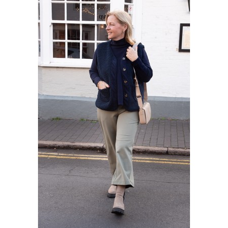 Amazing Woman Teddy Borg Fleece Gilet - Blue