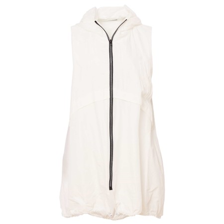 Naya Naya Jacquard Hooded Waistcoat - Off-White