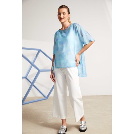 Naya Naya Slit Seam Trouser - White