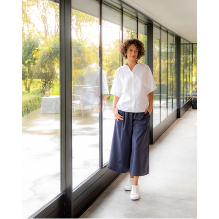 Chalk Chloe White Boxy Shirt - White