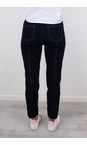 Robell Navy / Contrast 690 Bella 09 Navy Contrast  Ankle Crop Jean with Cuff  