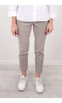 Robell Light Taupe 13 Bella 09 Light Taupe Ankle Length Crop Cuff Trouser  