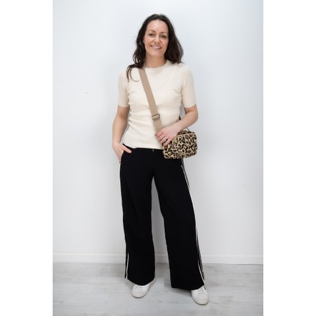 Chalk Cleo Butterscotch Rib Knit Top - Beige