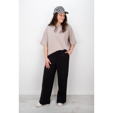 InWear Gincette Black Travel Jersey Trouser - Black