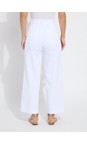Lyssé White  Mallory Sailor High Waist Wide Leg Denim Jean  