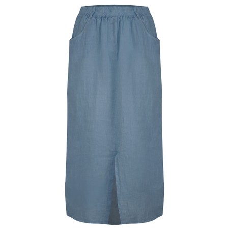 Amazing Woman Odie Denim Linen Skirt - Blue