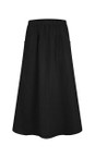 Amazing Woman Black  Orla Linen Skirt  