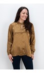 Foil Bronze Crackin' Blouse  