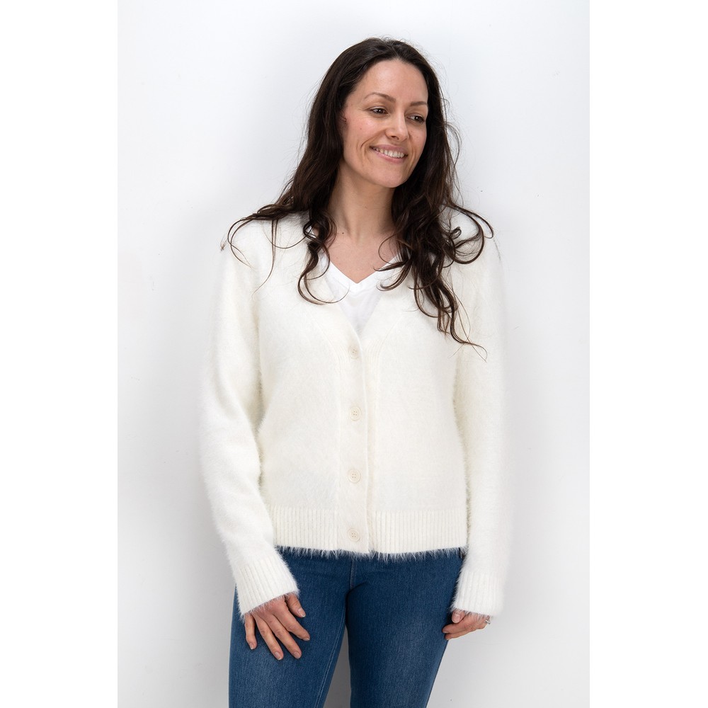 Foil Top Bird Pearl Cardi Pearl