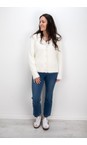 Foil Pearl Top Bird Pearl Cardi  