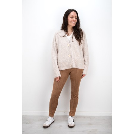Foil Easily Suede Biscuit Pant - Beige