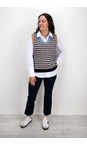 Foil Popcorn Blue Pop Culture Popcorn Blue Gilet  