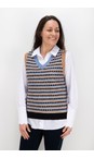 Foil Popcorn Blue Pop Culture Popcorn Blue Gilet  