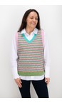 Foil Popcorn Pink Pop Culture Popcorn Pink Gilet  