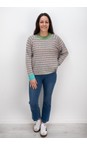 Foil Popcorn Pink Pop Culture Sweater In Popcorn Pink  