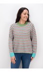 Foil Popcorn Pink Pop Culture Sweater In Popcorn Pink  
