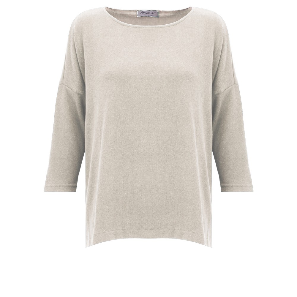 Mama B Emotiva Grezzo Oversize Eco Fleece Jumper Grezzo