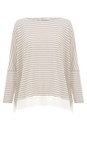Mama B Grezzo Bamboo LR Grezzo Stripe Linen Top  
