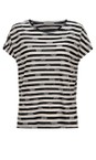 Mama B Nero Lupino F Nero Spot Stripe Top  