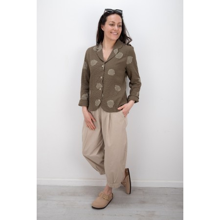 Mama B Adel S Embossed Spot Jacket - Green