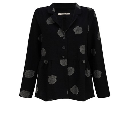Mama B Veloce S Nero Embossed Spot Jacket - Black