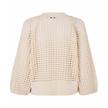 Masai Clothing MaLakker Whitecap Open Knit Cardigan - Off-White