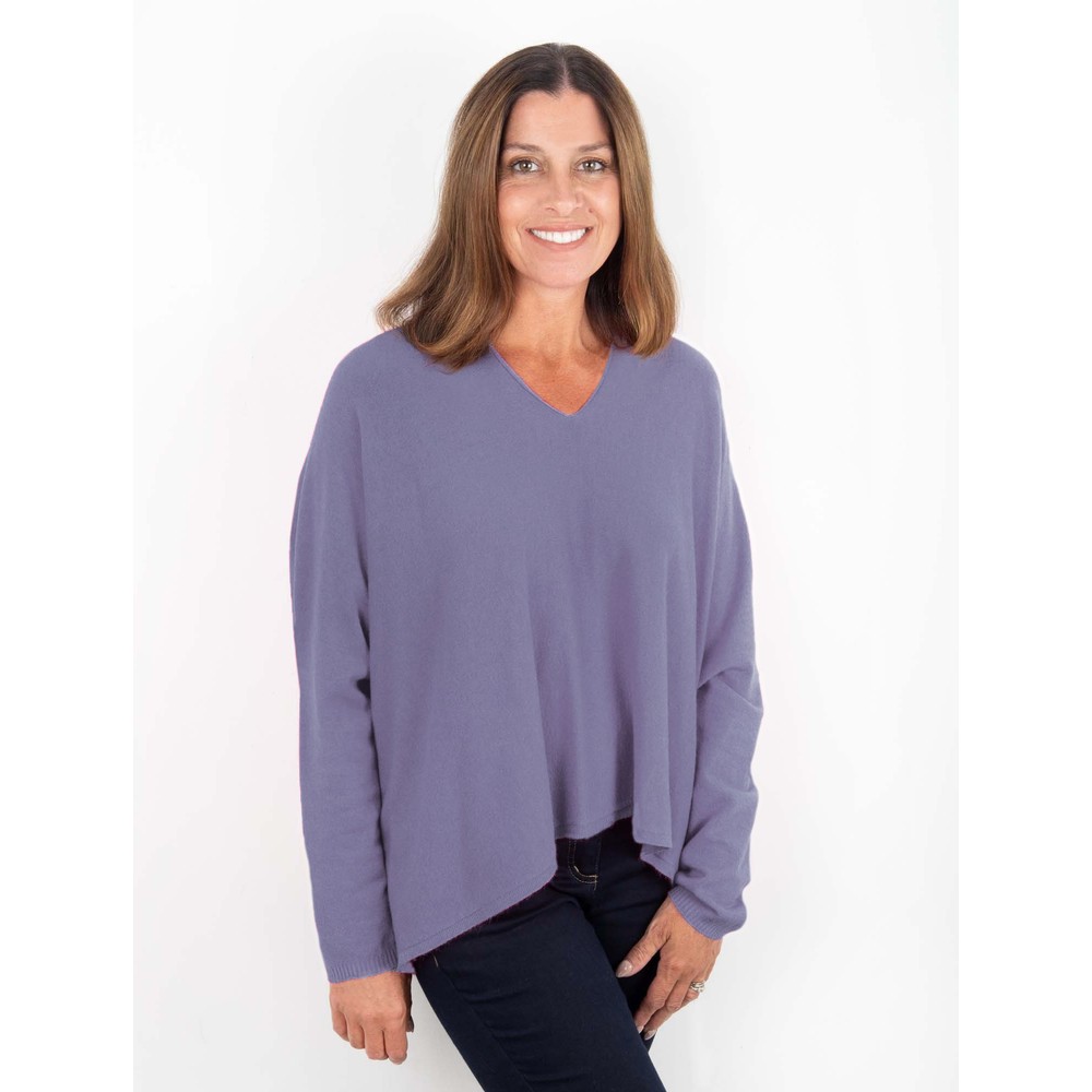 Amazing Woman Mika Frost Boxy  Fine Knit Jumper Frost