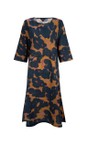 Tirelli Desert Blooms Curve Seam Poplin Dress In Desert Blooms  