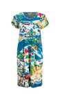 Orientique Positano Printed Positano Bubble Dress  