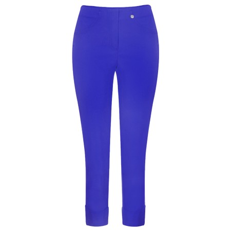 Robell Bella 09 Ankle Length 7/8 Cuff Trouser - Blue
