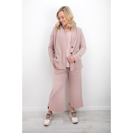 Henriette Steffensen Fleece Nude Crop Trouser - Pink