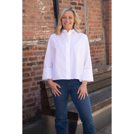 Masai Clothing MaIrisanne Poplin Shirt - White