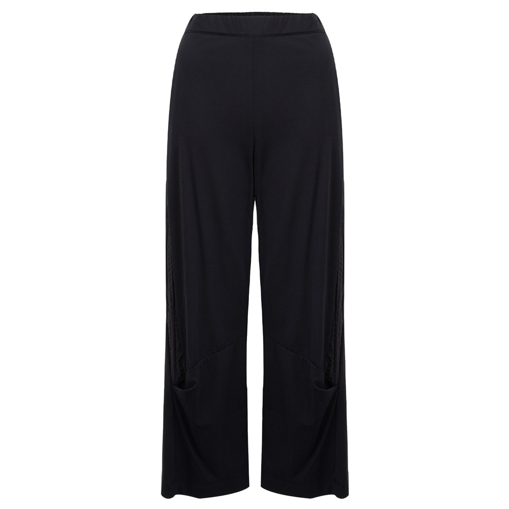 Naya Naya Contrast Wide Leg Trouser Black 