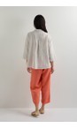 Sahara White  White Space Dye Stripe Shirt  