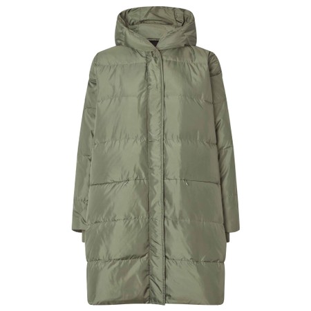 Masai Clothing MaThilde Four Clover Oversized Down Coat - Green