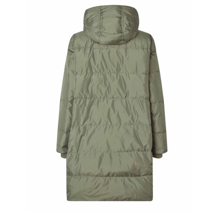 Masai Clothing MaThilde Four Clover Oversized Down Coat - Green