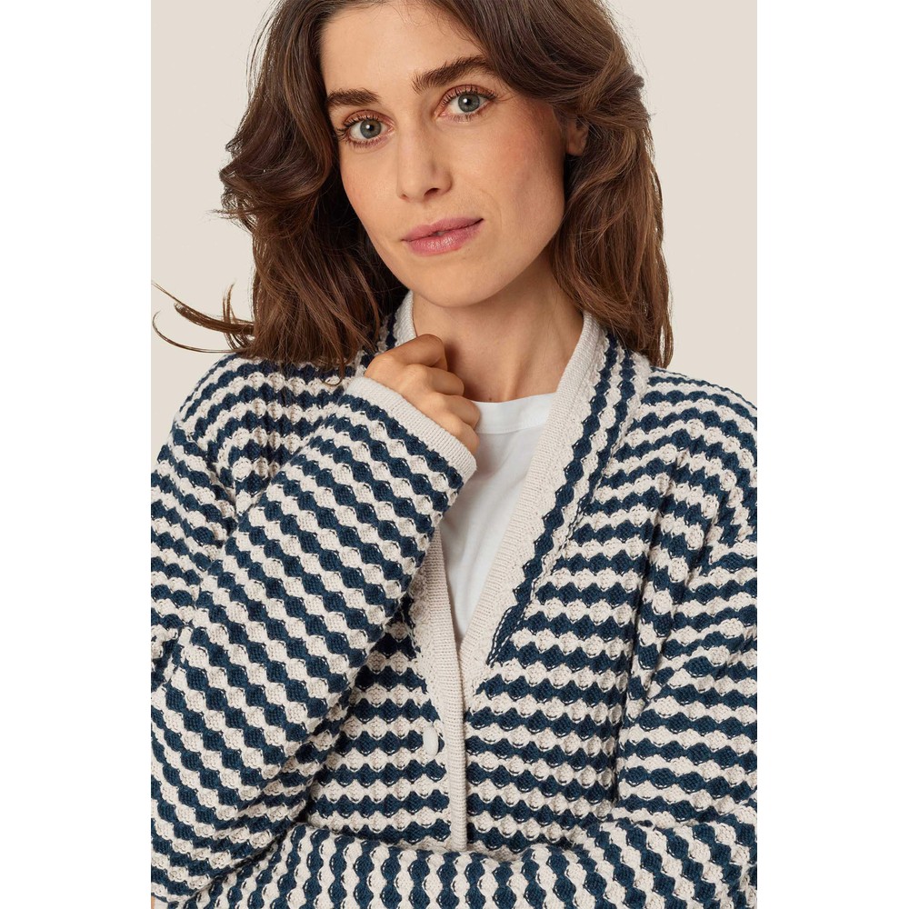 Masai Clothing MaLoyal Mood Indigo Knit Cardigan Mood Indigo