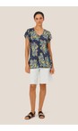 Masai Clothing Mood Indigo MaKallo Mood Indigo Print Top  