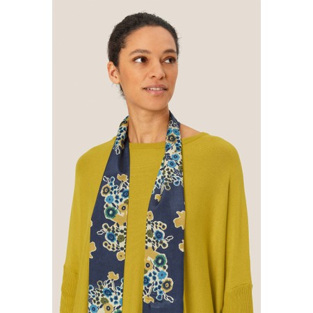 Masai Clothing MaAlo Print Scarf - Blue