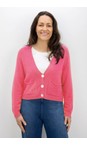 Amazing Woman Summer Pink Pookie Summer Pink Cropped Supersoft Knit Cardigan  