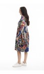 Orientique Main Print Hotel California Bubble Panel Dress  