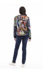 Orientique Print Hotel California Patch Cardigan  