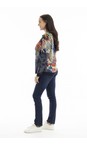 Orientique Print Hotel California Patch Cardigan  